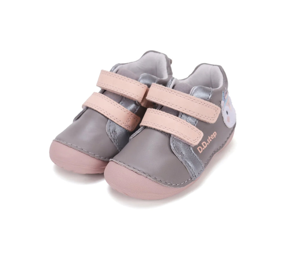 D.D.Step Girl Shoes in Marine Grey (S015-62450)