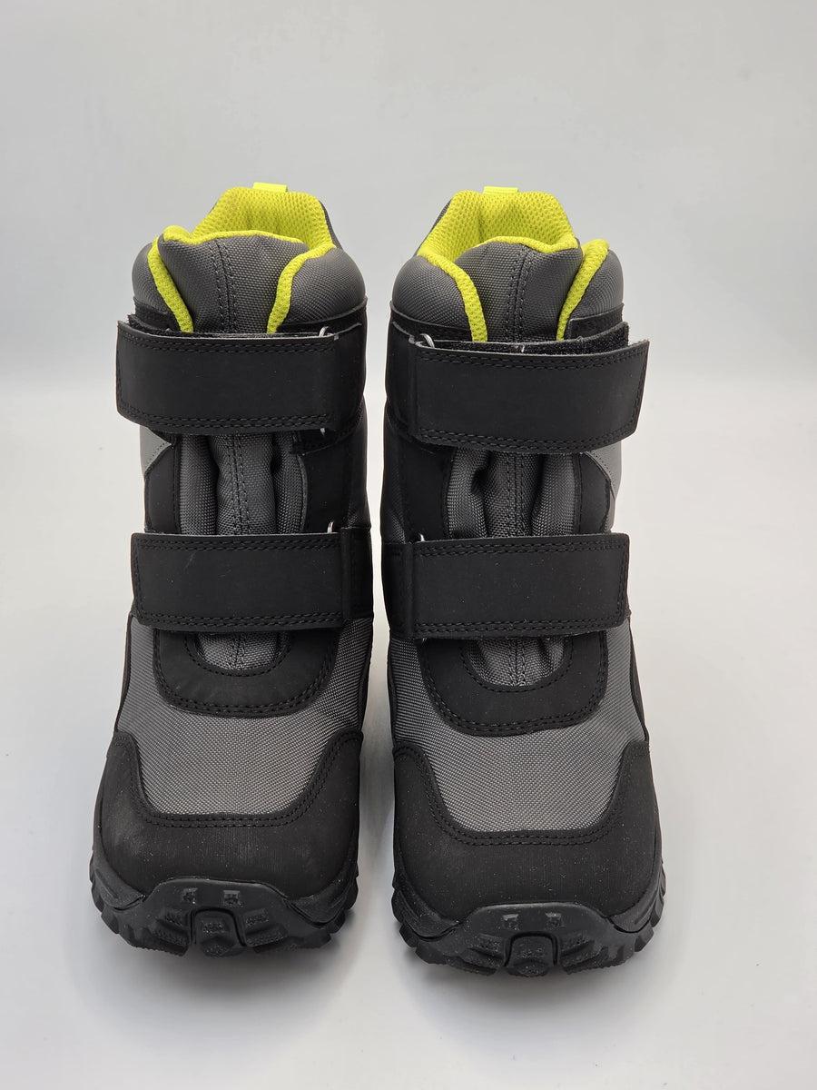 GEOX J Himalaya B.B Abx E- NYL+DBK/ Waterproof High Boots/Dark grey-Lime (J46FRE 0FU50 C1267)