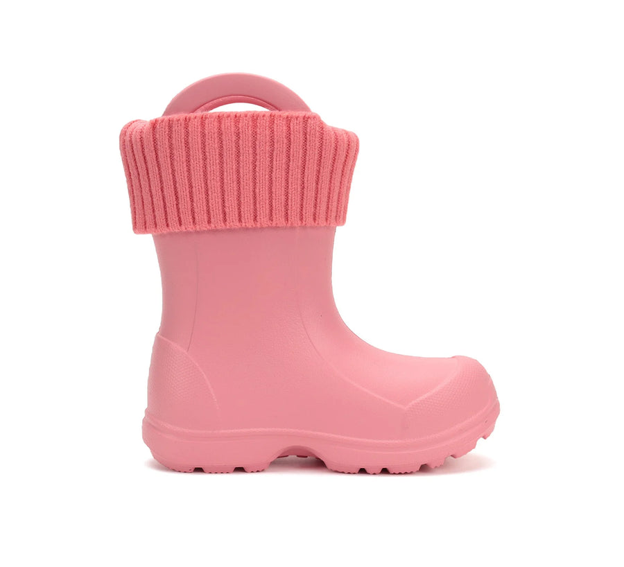D.D.step Wellies/ Lightweight/ removable warm socks/ handles/ water lily pink/ (I106-52697)