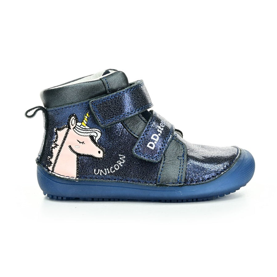 DDStep Royal Blue All-Season Ankle Barefoot Shoes