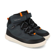 Biomechanics / Barefoot ankle boots for boys / grey - black /  261242-A089