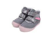 Girl ankle boots shoes Grey orthopaedic (A078-52162EM)