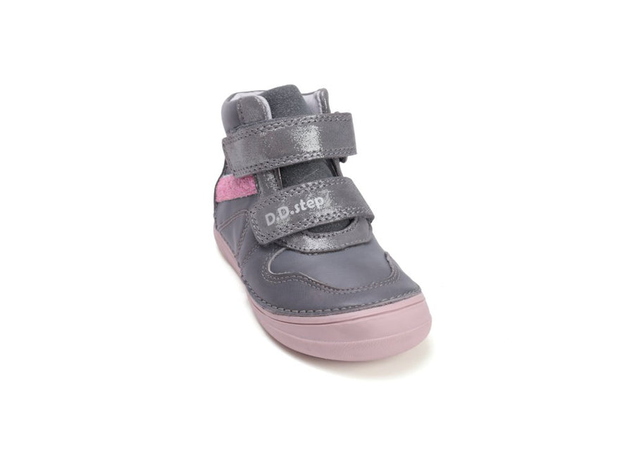 Girl ankle boots shoes Grey orthopaedic (A078-52162EM)