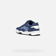 GEOX PERTH BOY VELCRO SHOES / BLUE / J367RE 0BCFU C4250