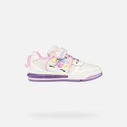 Geox Girl's Sneakers with lights J SKETLITE ILLUMINUS-PINK/LILAC(J65NWB 0EWBC C8842)