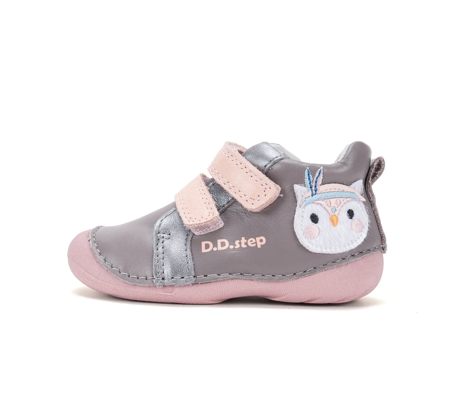 D.D.Step Girl Shoes in Marine Grey (S015-62450)