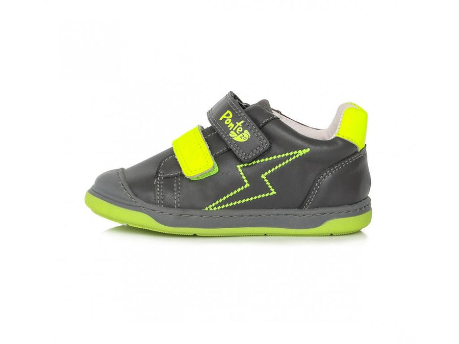 Ponte20 boys supinated leather shoes/ DA03-3-920L Dark Grey