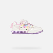 Geox Girl's Sneakers with lights J SKETLITE ILLUMINUS-PINK/LILAC(J65NWB 0EWBC C8842)
