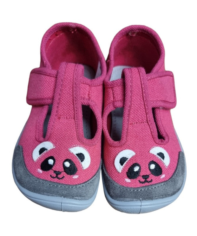 3f Bar3foot girls slippers /Pink, panda details 2BE8/6R_2415.jpg