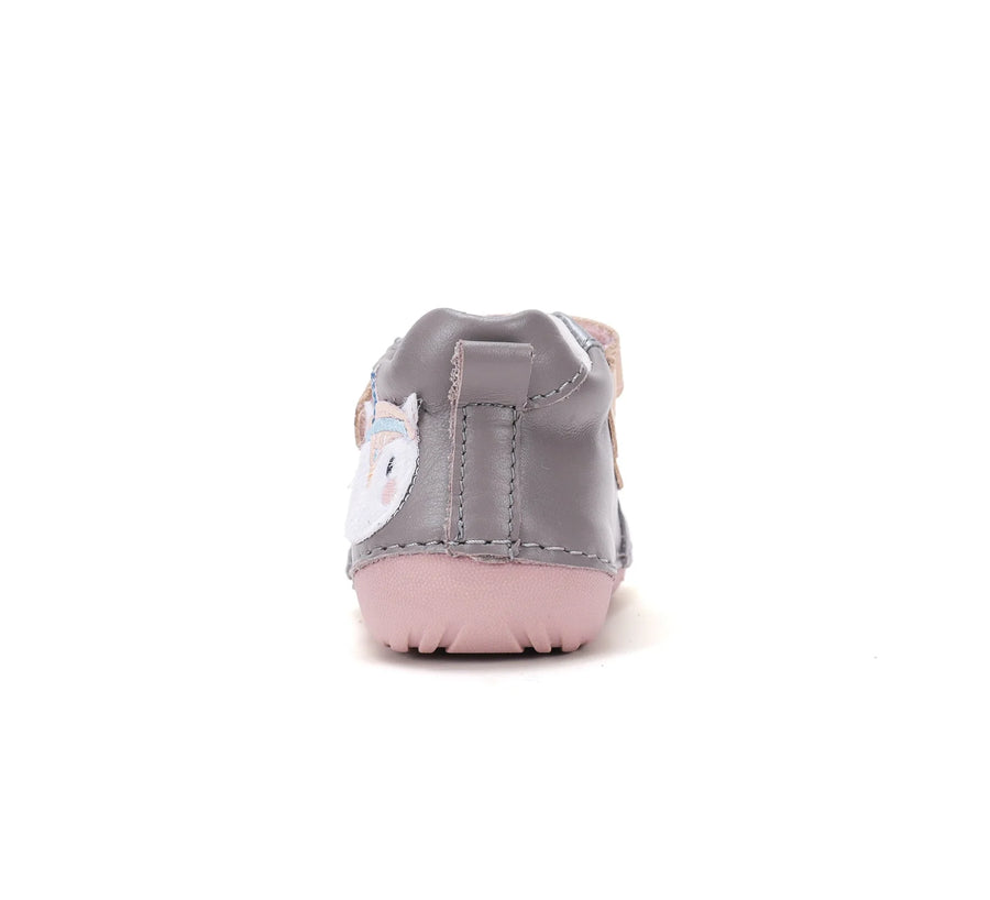 D.D.Step Girl Shoes in Marine Grey (S015-62450)
