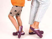 Camminare flow kids clogs / water-resistant for /purple