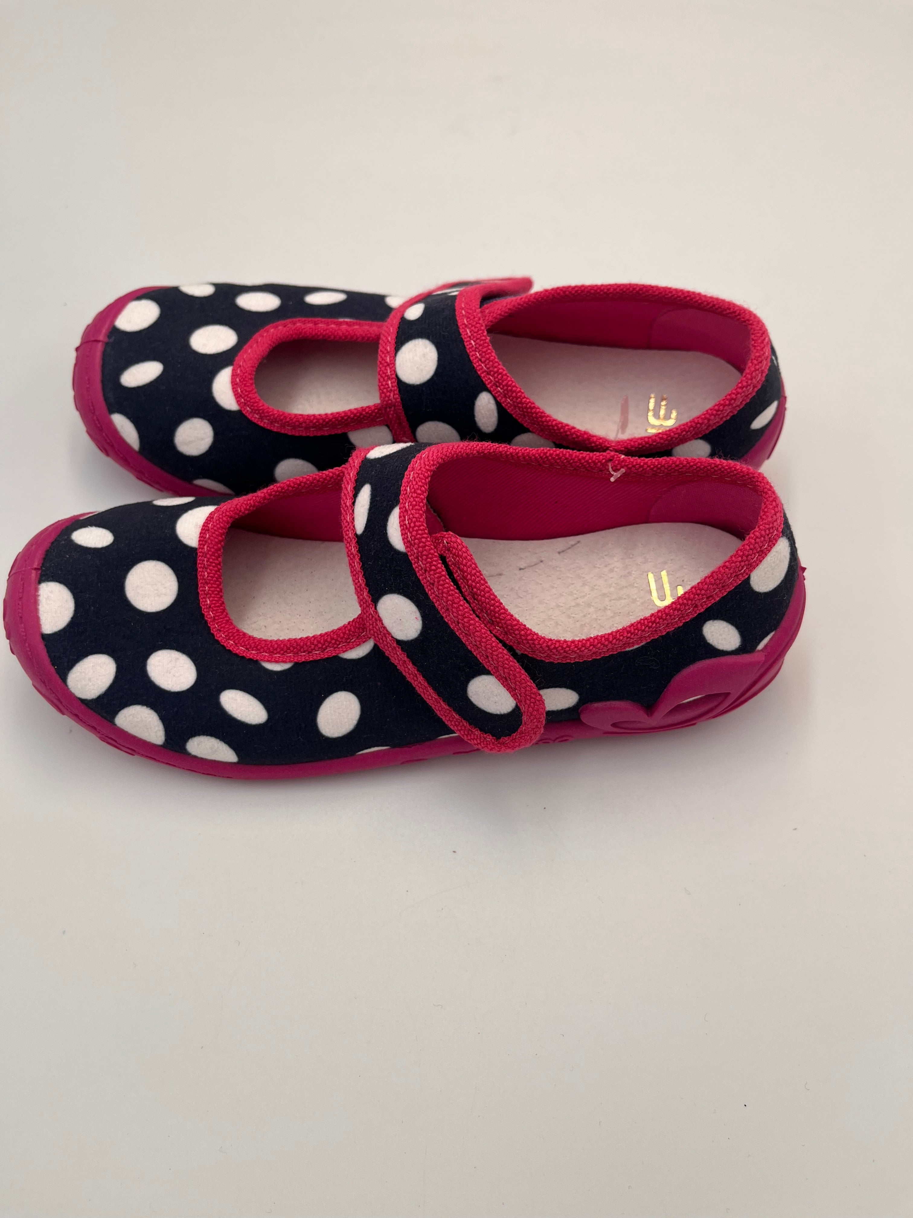 3f Slippers, girls /first steps /pink-navy slippers
