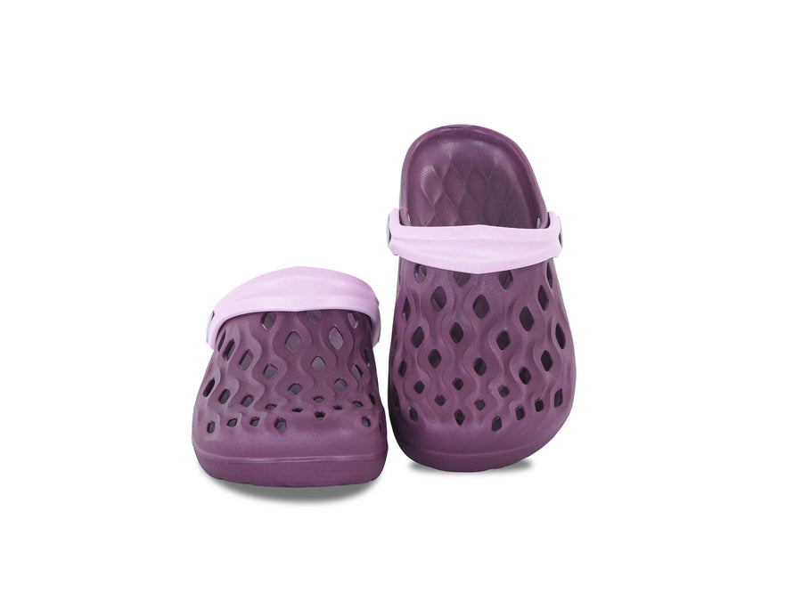 Camminare flow kids clogs / water-resistant for /purple