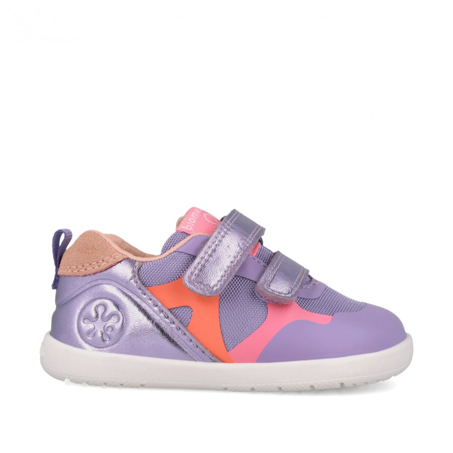 Biomechanics Lilac Barefoot first steps trainers for girls 261168-E918