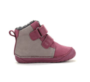 D.D.step Girl Barefoot Winter Boots / pink- grey / (W070-62495C)