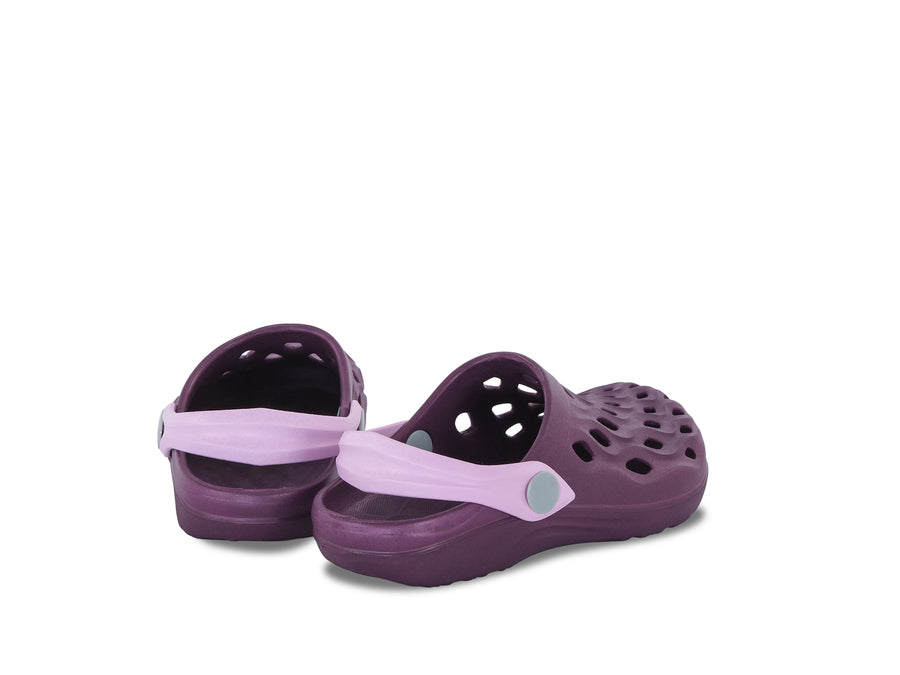 Camminare flow kids clogs / water-resistant for /purple