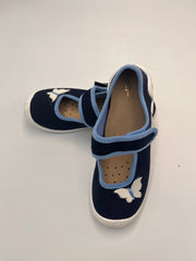 3f Slippers, girls /first steps navy blue slippers