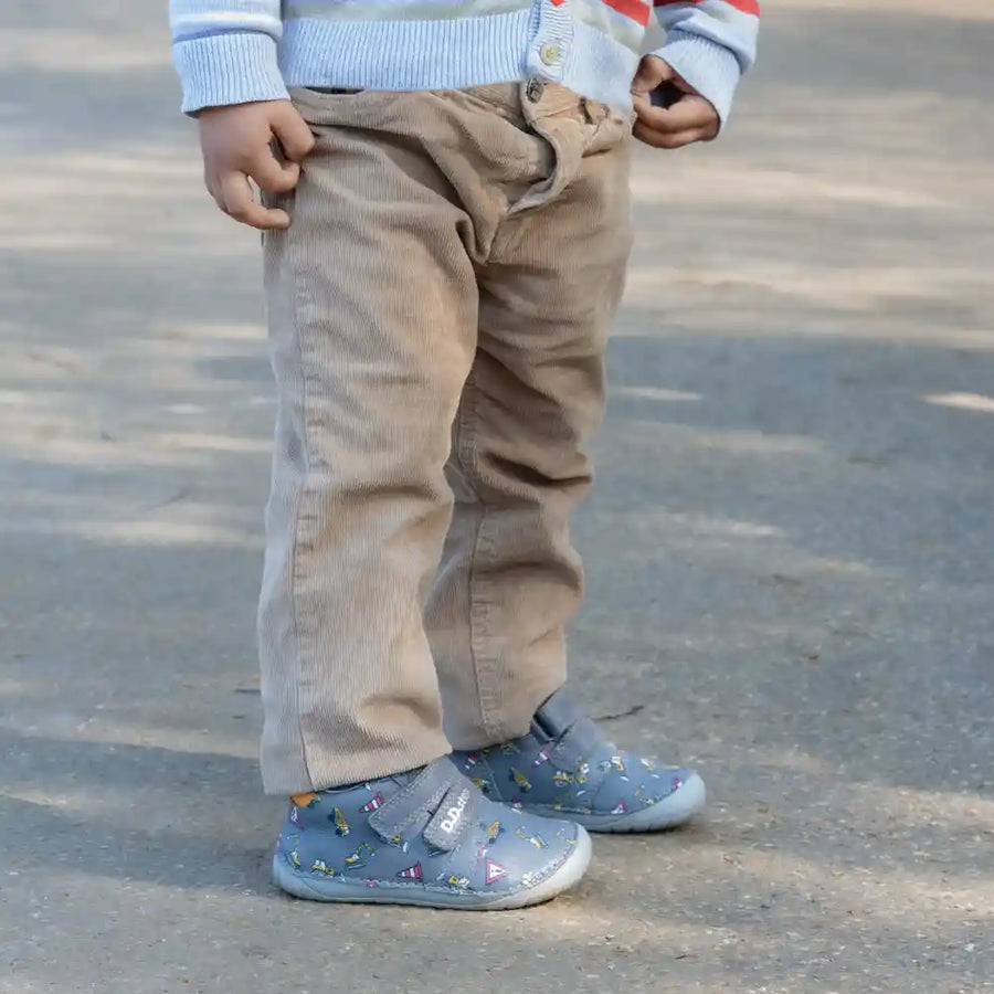 Barefoot Leather Shoes Dark Grey (S070-52480A)