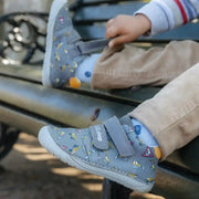 Barefoot Leather Shoes Dark Grey (S070-52480A)