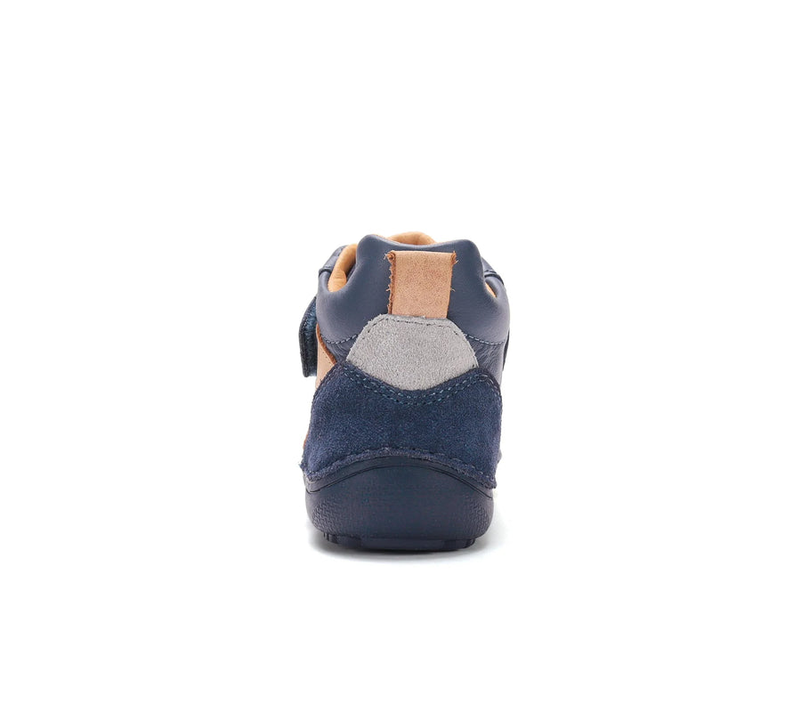 D.D. Step Boys Barefoot Leather Boots – Water Repellent – Royal Blue – view 3