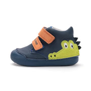 D.D. Step Boys First Steps First Step Leather Shoes – Blue