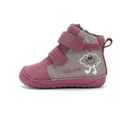 D.D.step Girl Barefoot Winter Boots / pink- grey / (W070-62495C)