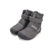 D.D. Steps Boy Barefoot Winter Fur shoes/ Bermuda Blue- (W063-52415M)