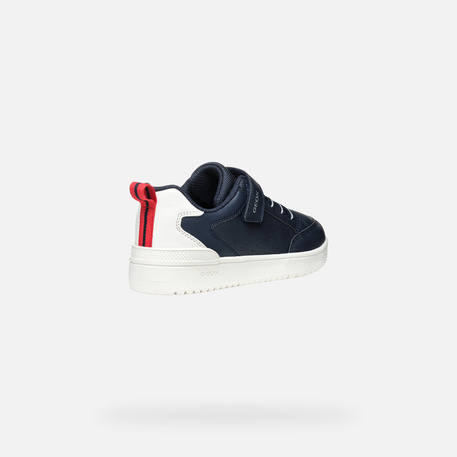 GEOX J WASHIBA A Boy Low Top Sneakers/Navy-white/(J45LQA  05411  C4211)