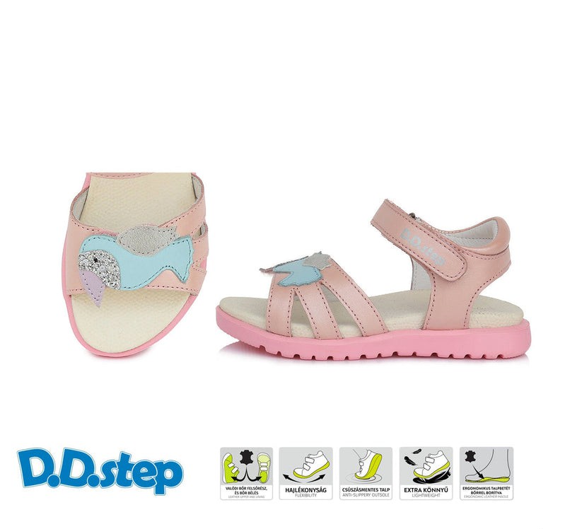 D.D.step girls leather sandals /Pink AC055-145AL/AM_49.jpg