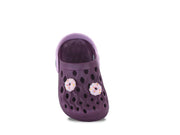 Camminare flow kids clogs / water-resistant for /purple