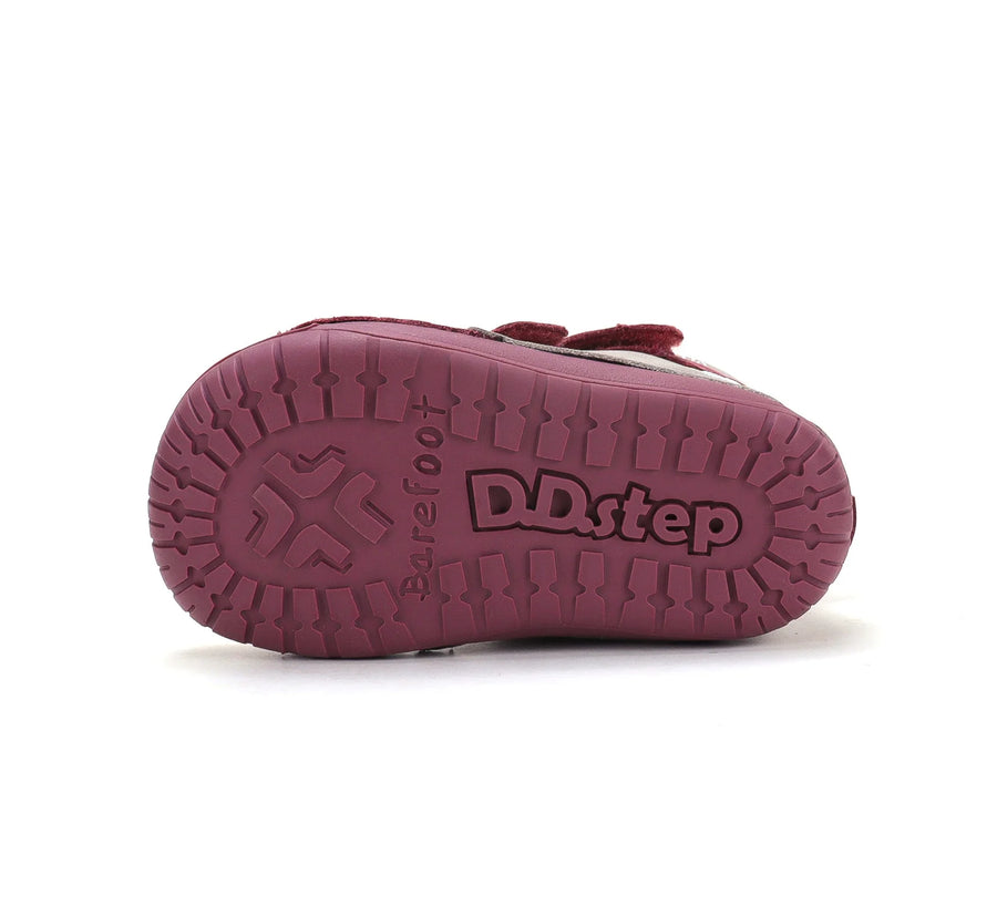 D.D.step Girl Barefoot Winter Boots / pink- grey / (W070-62495C)