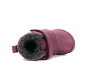 D.D.step Girl Barefoot Winter Boots / pink- grey / (W070-62495C)
