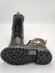 Geox Casey Girl boots / Black-Light Gold (J6620G 000BC C9258)