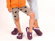 Camminare flow kids clogs / water-resistant for /purple