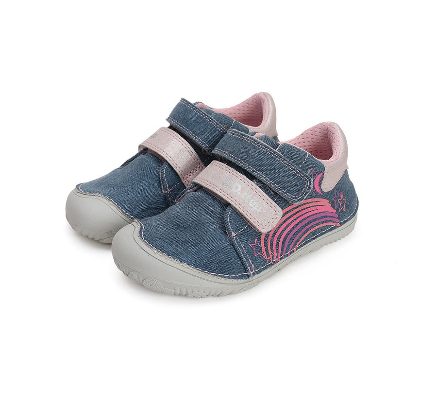 D.D.step girls canvas/ barefoot/ water-repellence/ Bermuda Blue C073-41805_3582.jpg