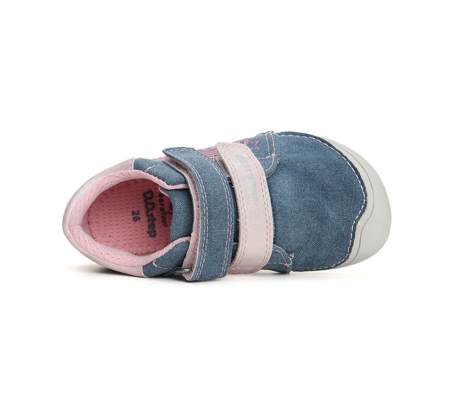 D.D.step girls canvas/ barefoot/ water-repellence/ Bermuda Blue C073-41805_3587.jpg
