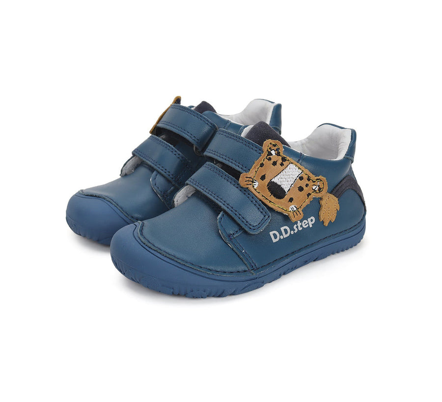 D.D.step boys leather/ barefoot/ first step shoes/ Bermuda Blue S073-41369M_3249.jpg