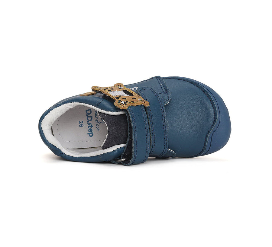 D.D.step boys leather/ barefoot/ first step shoes/ Bermuda Blue S073-41369M_3252.jpg
