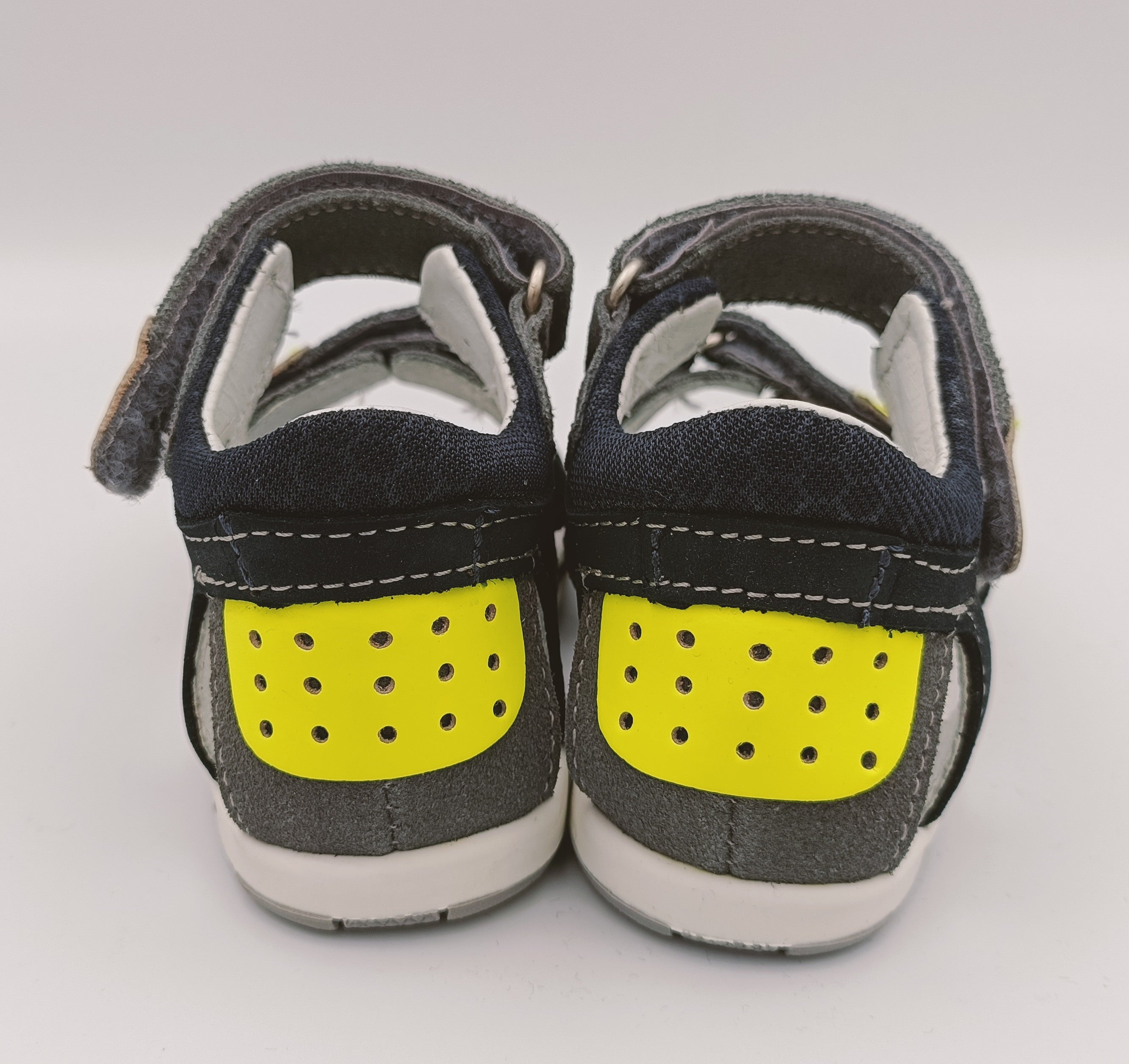 RenBut Boys leather sandals in Navy/Grey/Bright Yellow_3786.jpg
