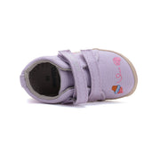 D.D.step girls canvas/ barefoot/ water-repellence/ Mauve C077-51663B