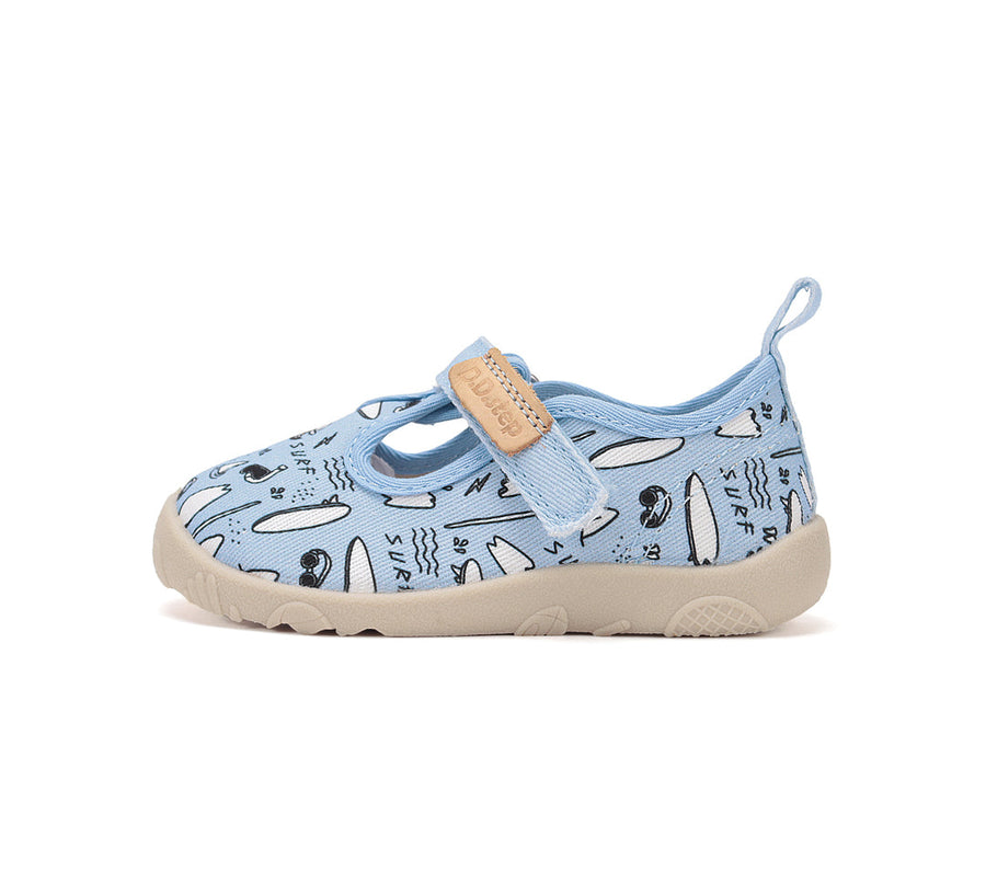 D.D.step Boys canvas/ barefoot/water-repellence/Blue/C086-61137A