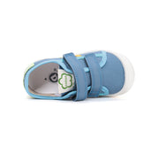 D.D.step boys canvas/ barefoot/ water-repellence/ Aero Blue(C100-61143)