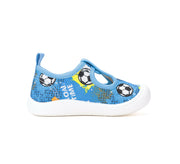 D.D.step Boys canvas/ barefoot/slippers water-repellence/Blue/C100-61811A