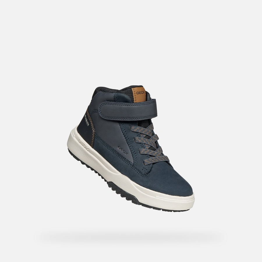 GEOX Bunshee Abx Boy/ Waterproof Ankle Boots/Navy- Black (J16FMA 0ME32 C0045)
