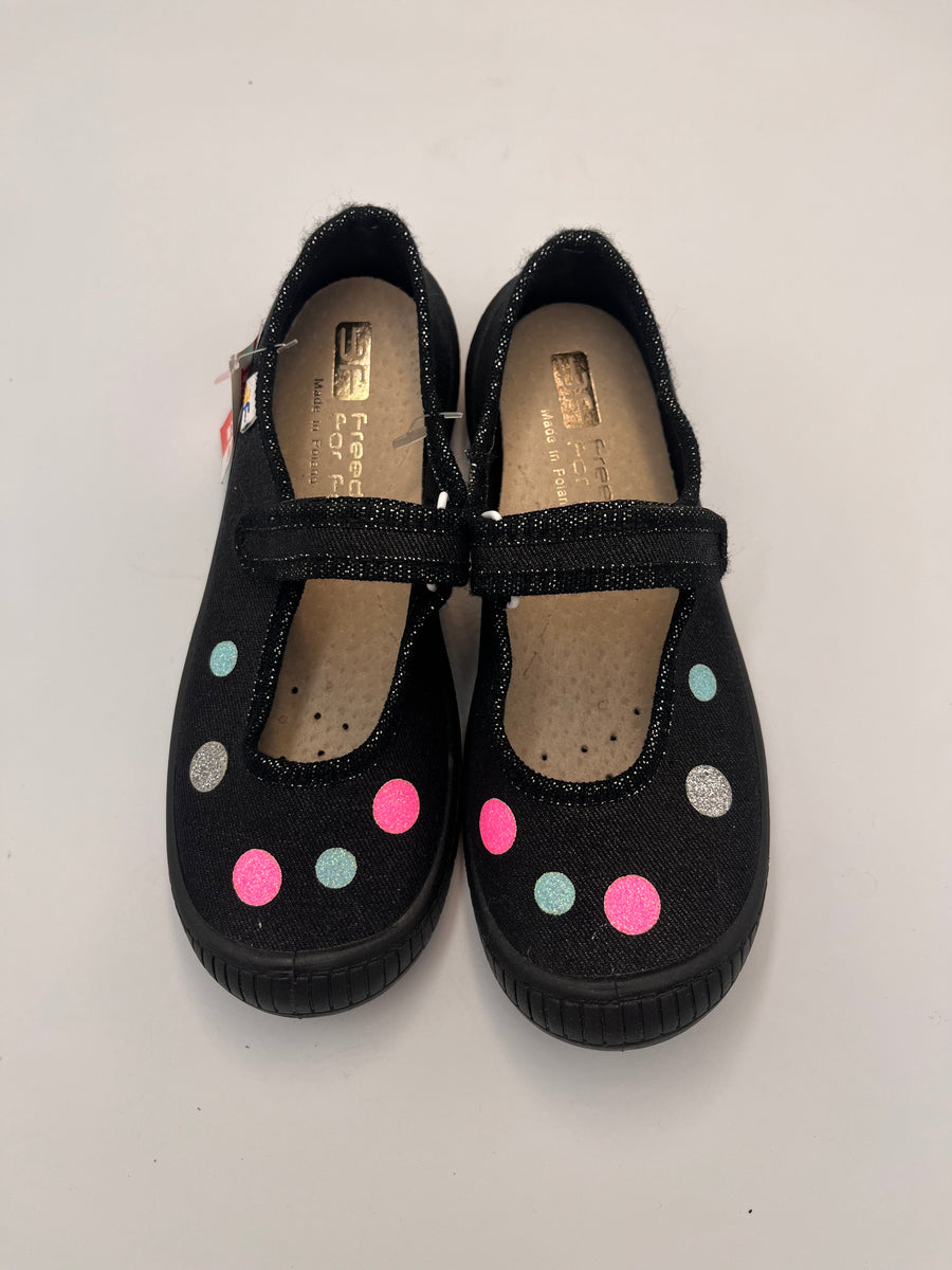 3f Slippers, girls /first steps black slippers