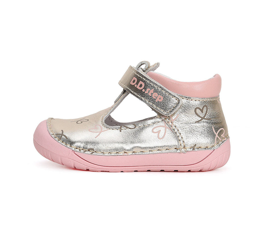 D.D.step girls barefoot/ first steps sandals /Champagne H070-41464D_3421.jpg