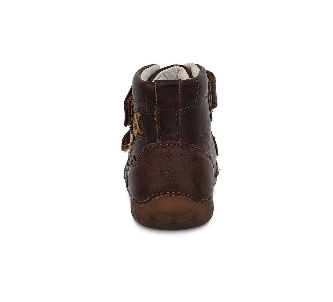 D.D.step girls water-repellence boots/LED/ ChocolateA050-288B_2008.jpg