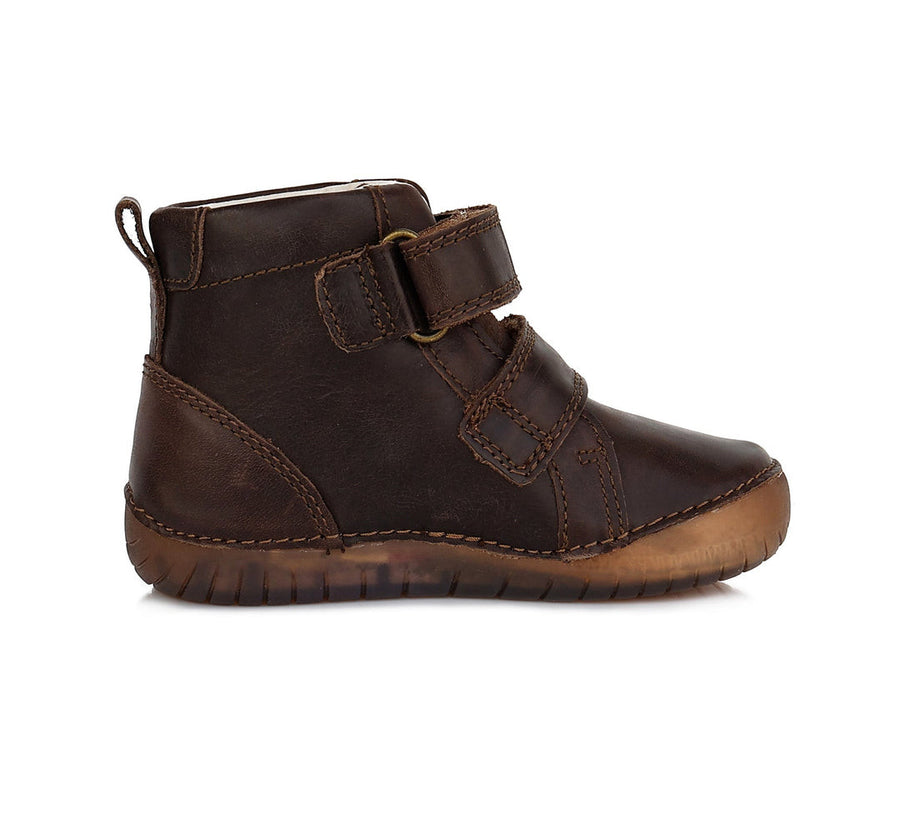 D.D.step girls water-repellence boots/LED/ ChocolateA050-288B_2010.jpg
