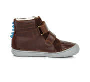D.D.step boys leather/ water-repellence boots/ Chocolate A078-610A_3353.jpg