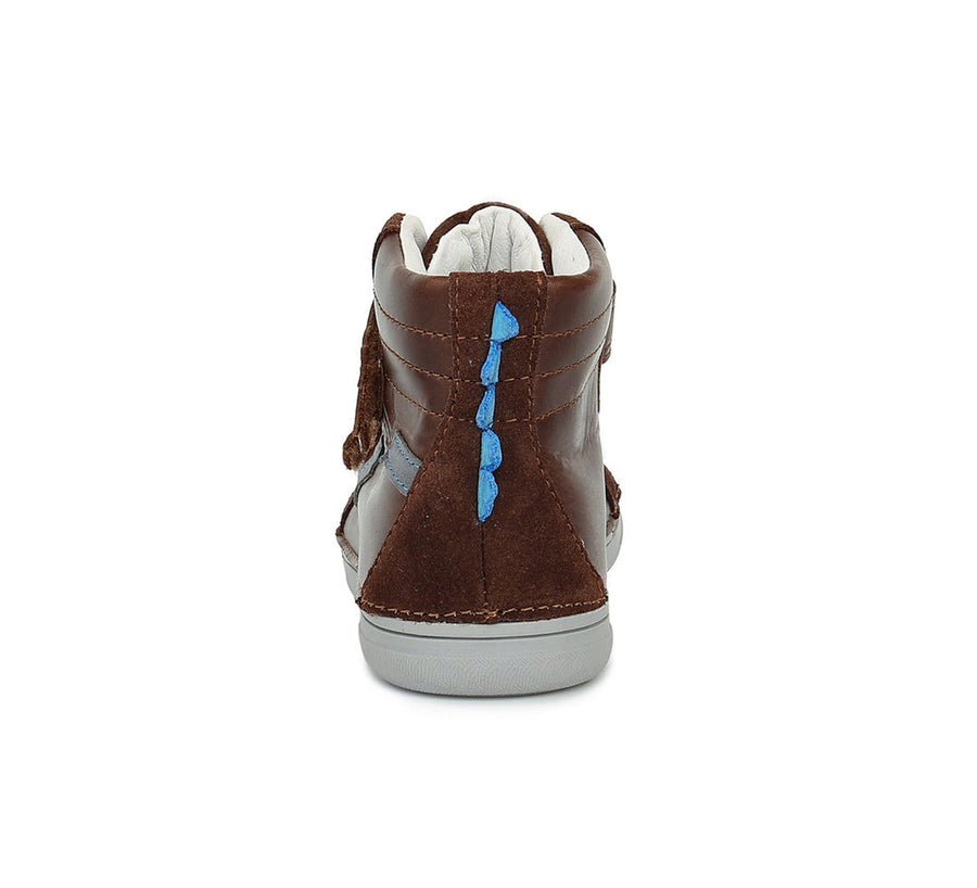 D.D.step boys leather/ water-repellence boots/ Chocolate A078-610A_3354.jpg